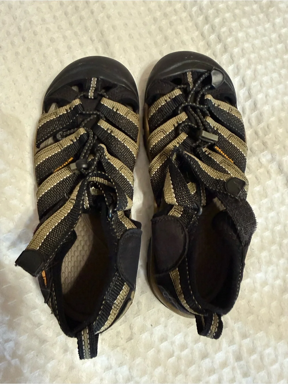 Keen Kids Newport Black and Tan Outdoor Sandals
